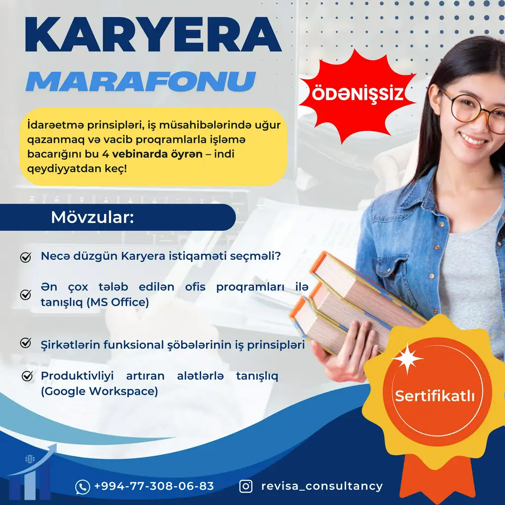 Ödənişsiz Sertifikatlı Karyera Marafonu