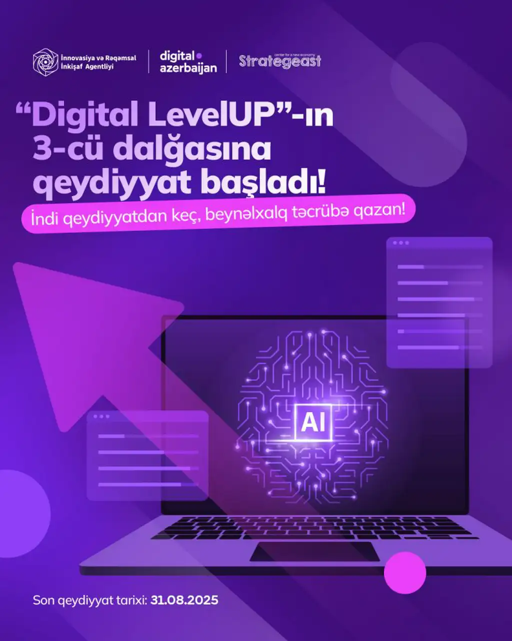 “Digital LevelUP” proqramının 3-cü dalğasına start verilir