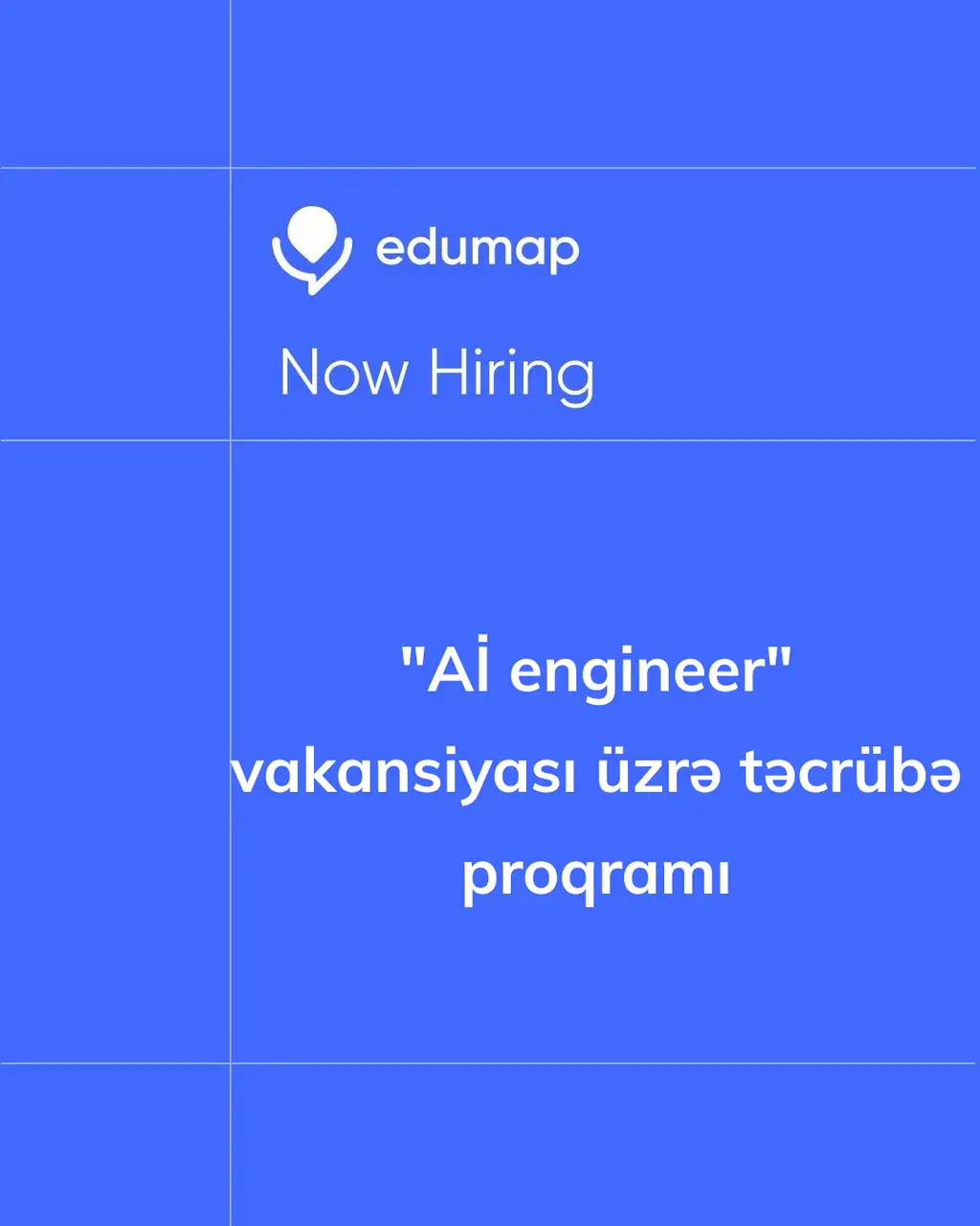 "Aİ engineer" vakansiyası üzrə təcrübə proqramı (Maaşlı)
