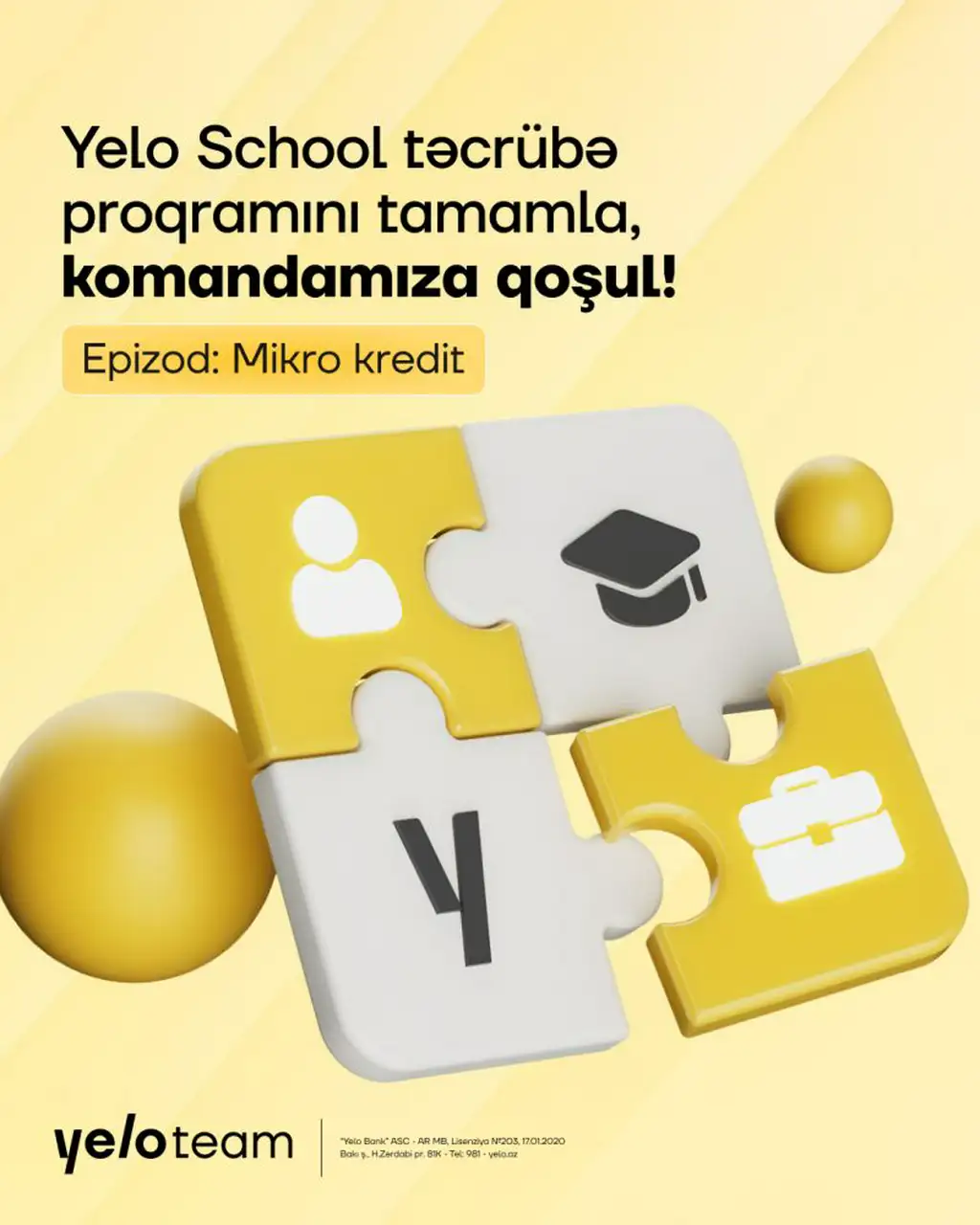 YELO SCHOOL / Epizod: Mikro kredit