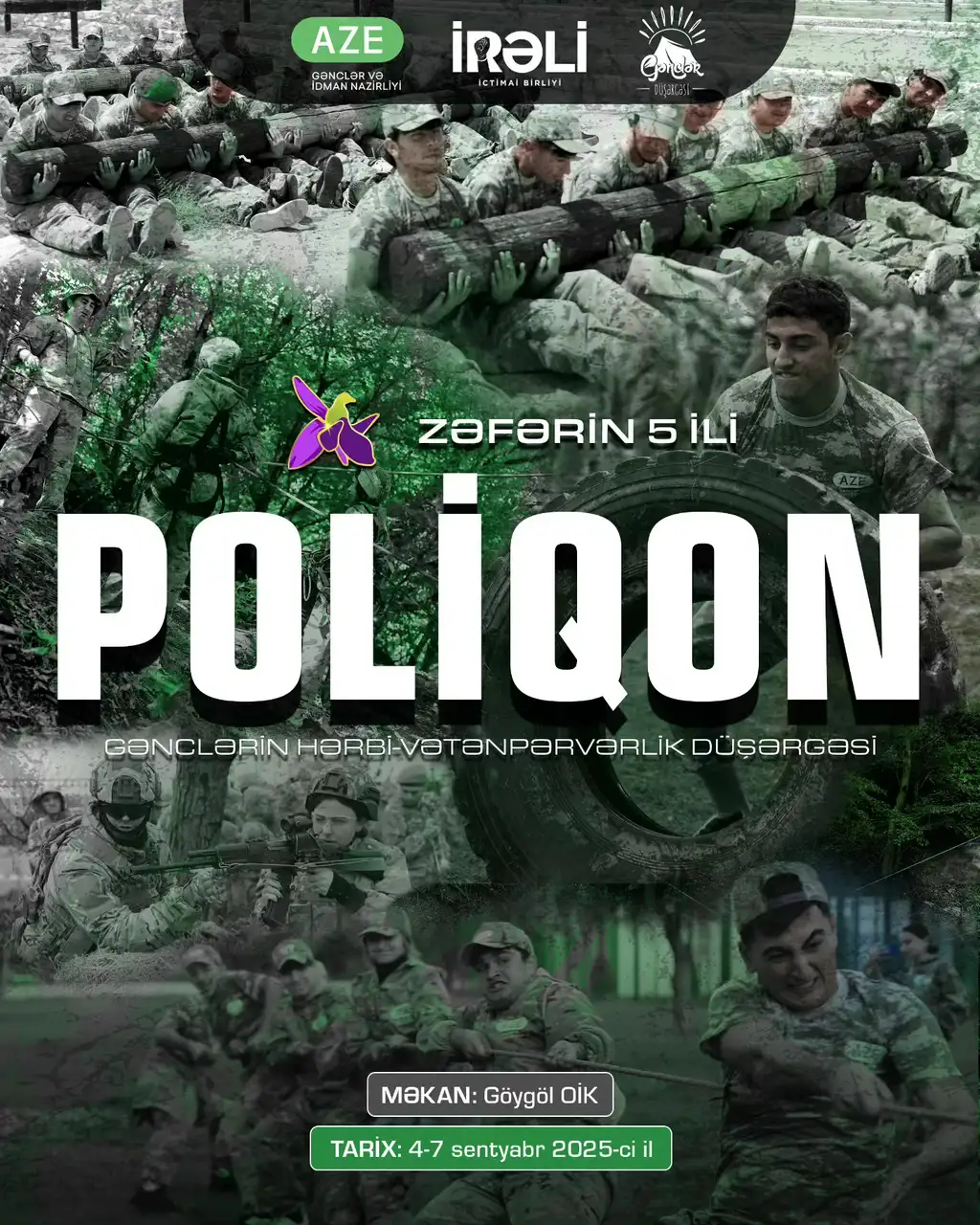 POLİQON” gənclərin hərbi-vətənpərvərlik düşərgəsi (Ödənişsiz)