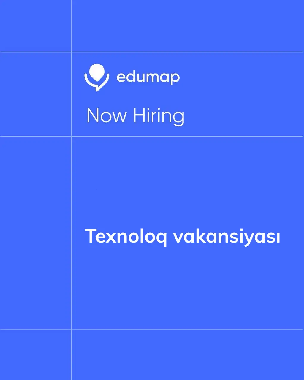 Texnoloq vakansiyası