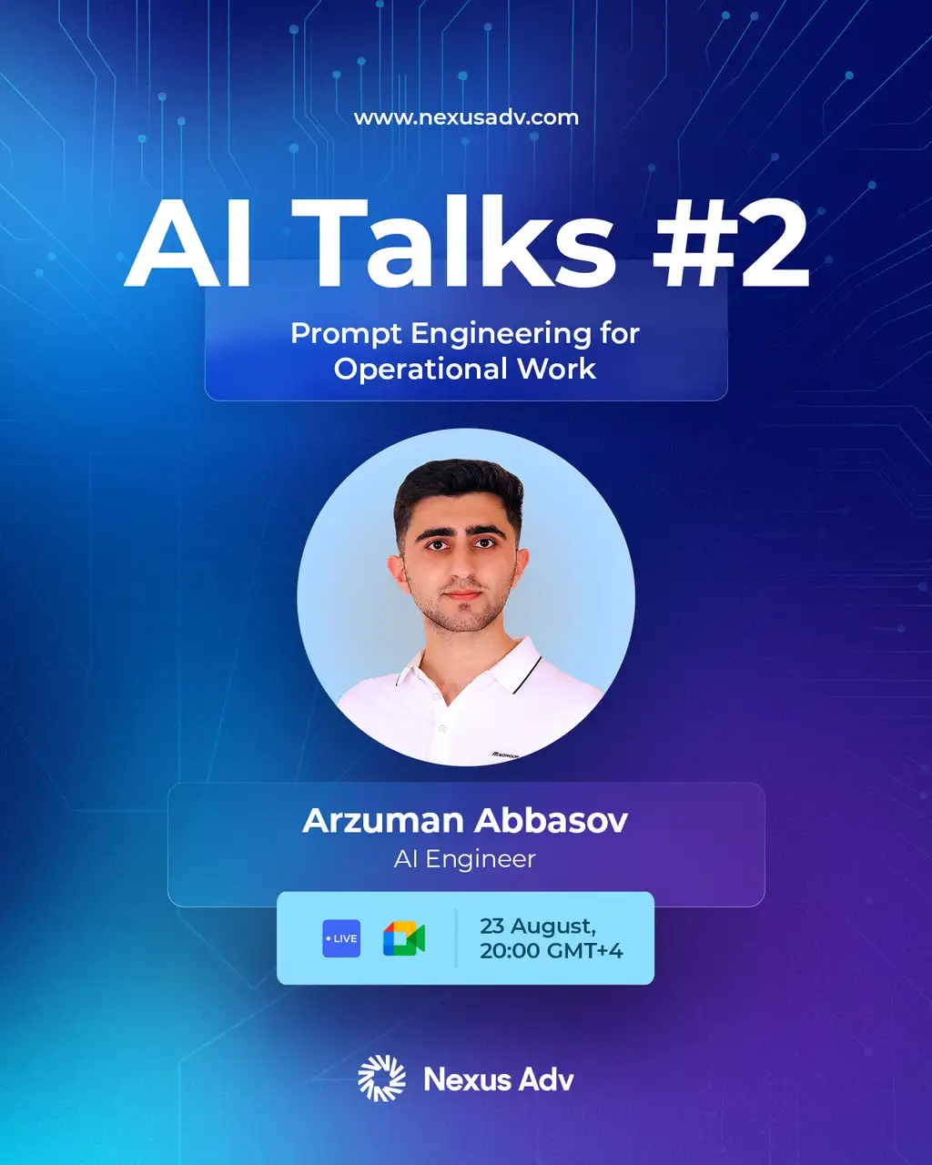 Ödənişsiz “Prompt Engineering ilə Məhsuldarlığı Maksimizə Etmək” online vebinarı   