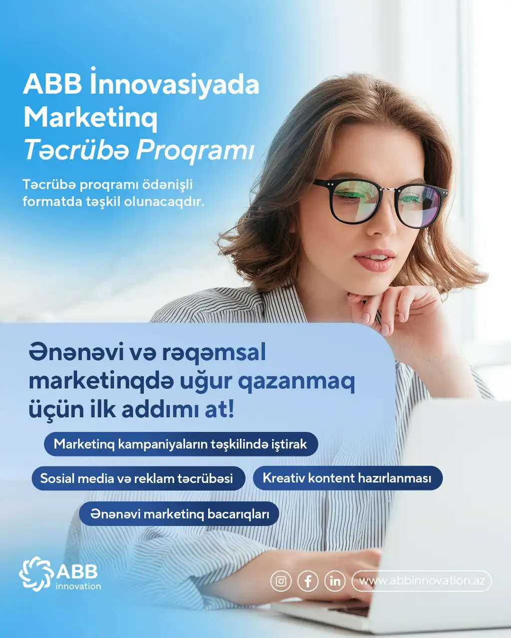 ABB Innovasiyada Marketinq Təcrübə Proqramı (Maaşlı)