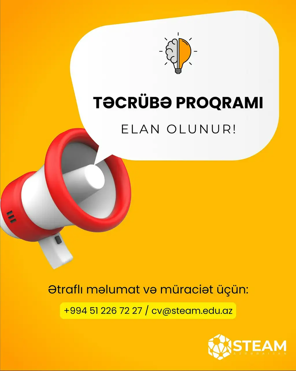Gələcəyin mühəndisləri axtarılır!