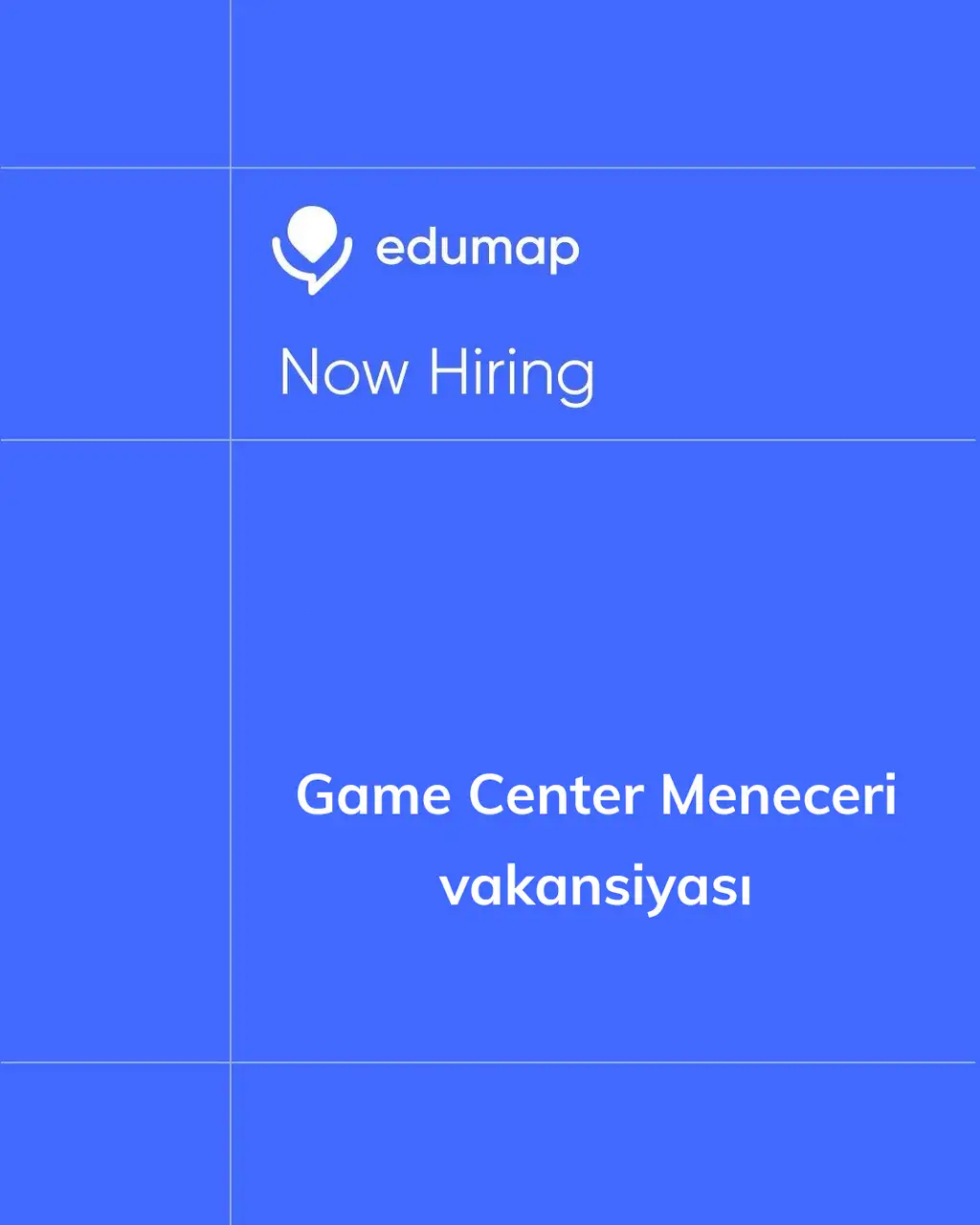 Game Center Meneceri vakansiyası