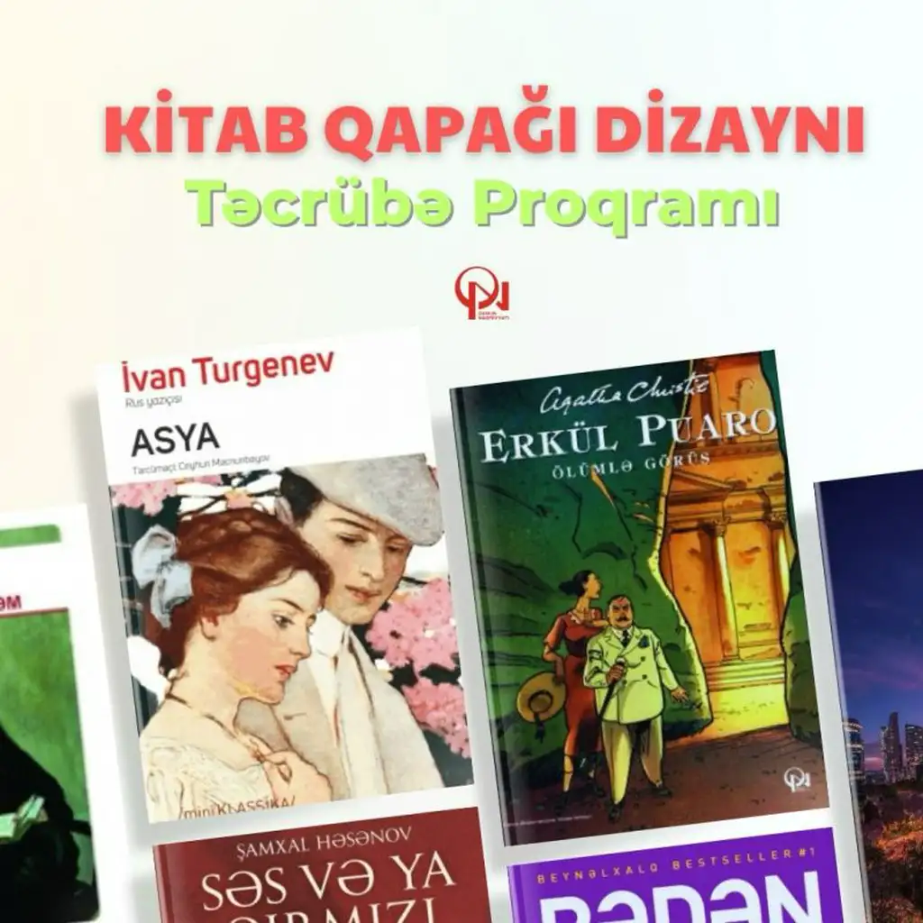 Kitab Qapağı Dizaynı Təcrübə Proqramı (Maaşlı)