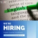 Vacancy for English Teacher Coordinator