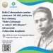 «Bəkir Çobanzadə və müasir türk dünyası» mövzusunda Tələbə Elmi Konfransı keçiləcək