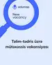 Təlim-tədris üzrə mütəxəssis vakansiyası
