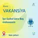 İşə qəbul üzrə baş mütəxəssis vakansiyası