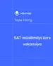 SAT müəllimliyi üzrə vakansiya