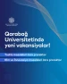 Qarabağ Universitetinə prorektor vakansiyaları elan olunur