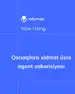 Qonaqlara xidmət üzrə agent vakansiyası
