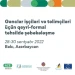 Gənclər işçiləri və təlimçiləri üçün təlim keçiriləcək